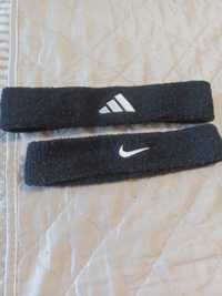 Benzi elastice de cap din bumbac ,marca Adidas și Nike.