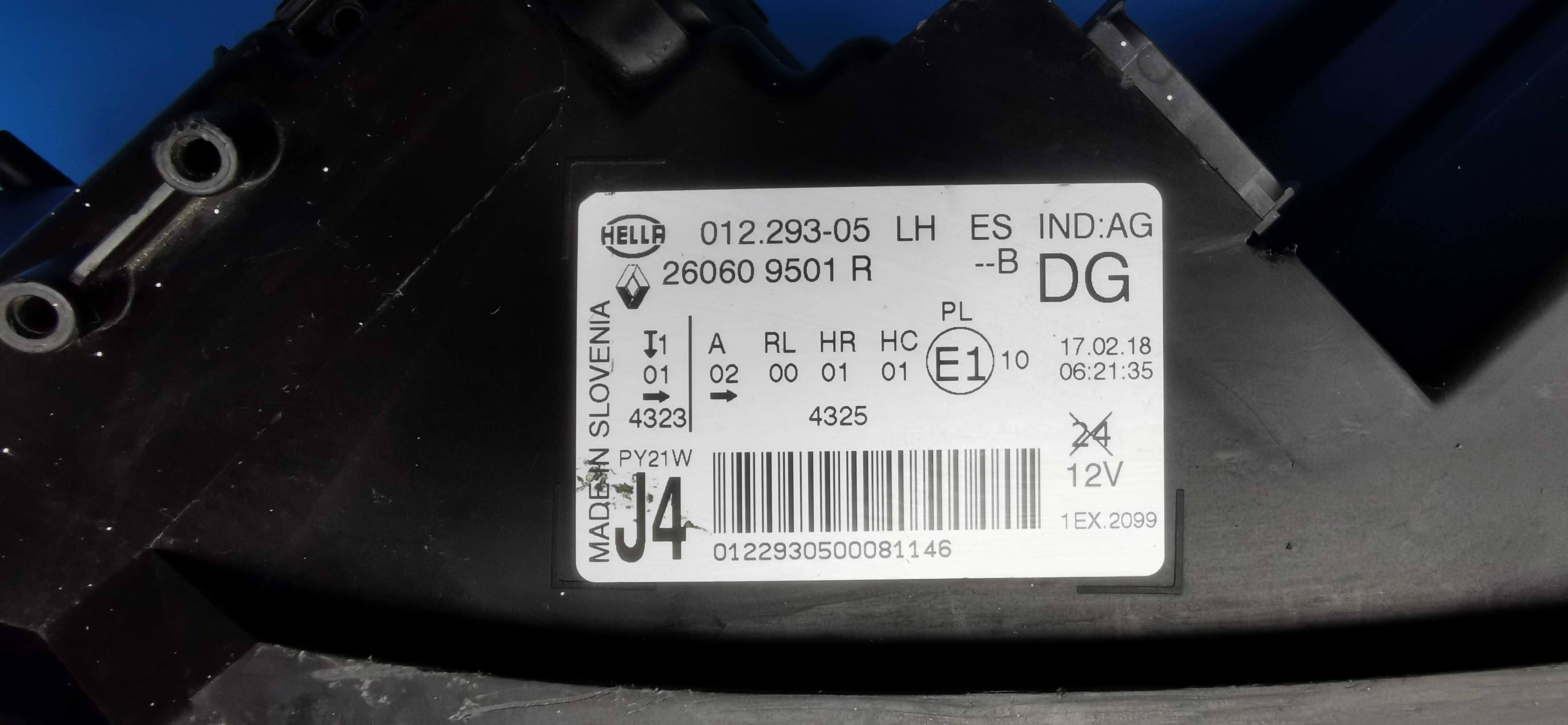 Ляв Full LED фар за Renault Scenic 4 / Рено Сценик 4