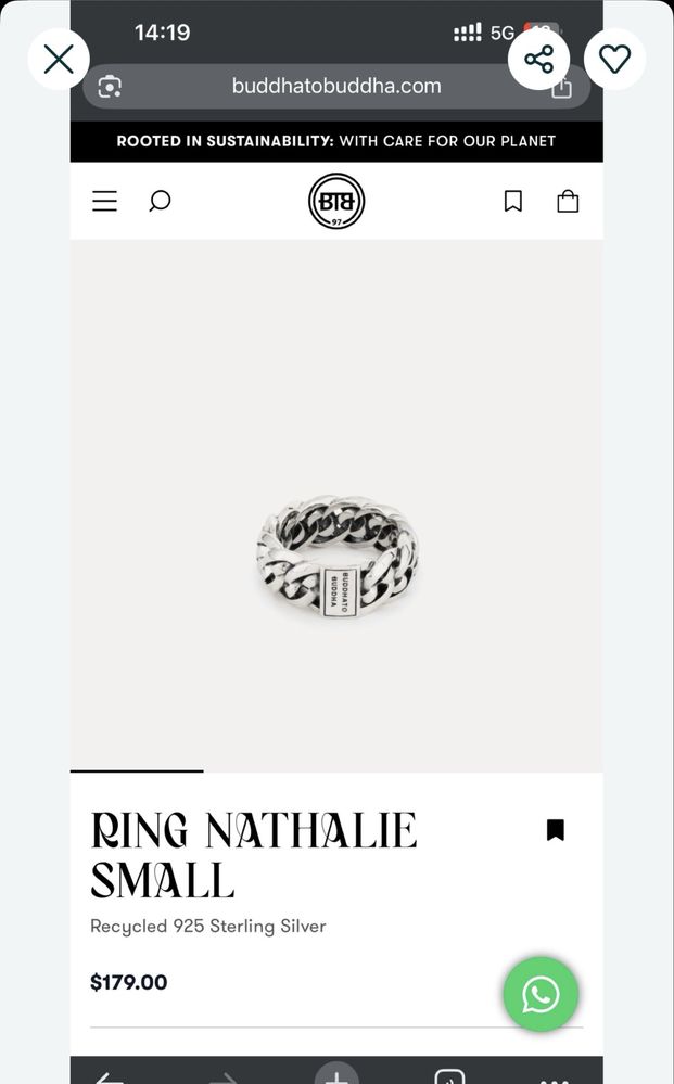 Buddha to Buddha – Пръстен Nathalie Small
