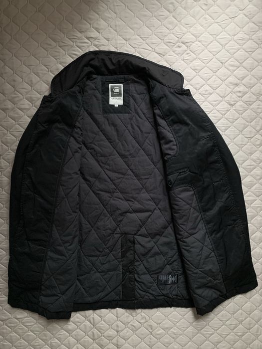 Geaca G-STAR Atlas Garber Trench, negru, marimea XL