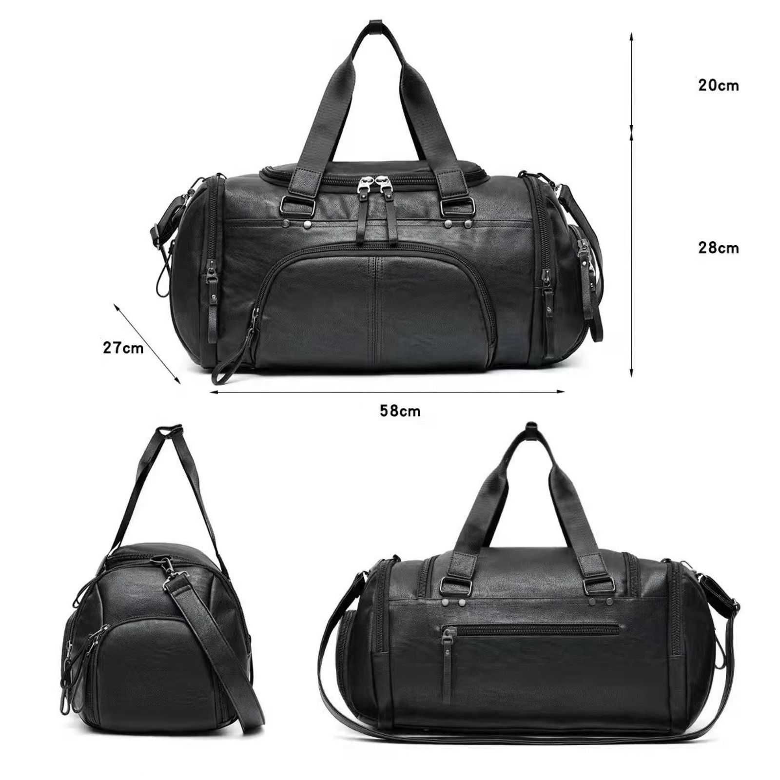 Стильный рюкзак, сумки 3в1 кожаный (8189)