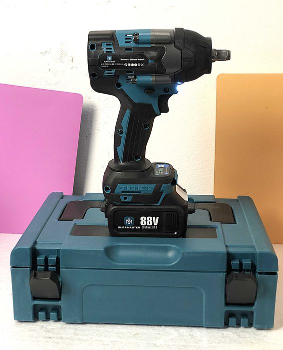 Cheie de impact SUPAMASTER 1000Nm, 88V, 2x baterii