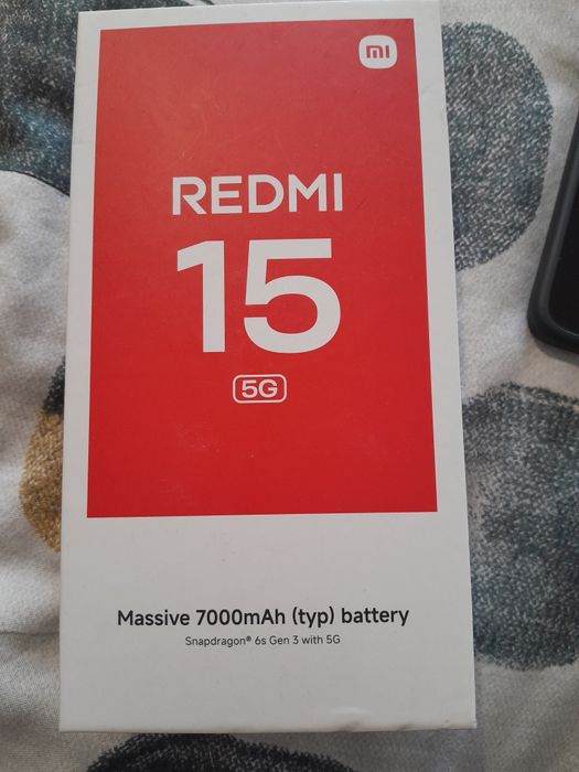Vând Redmi 15 5G model 2025 baterie 7000ah nu trimit an țară