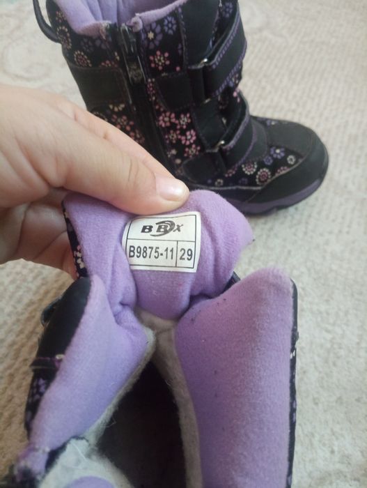 Сапоги для девочки