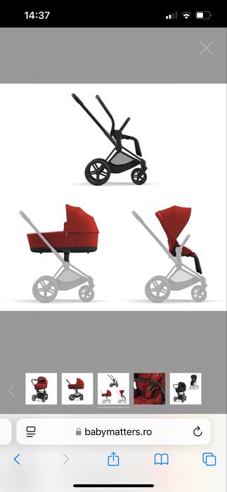 Carucior cu landou cybex priam
