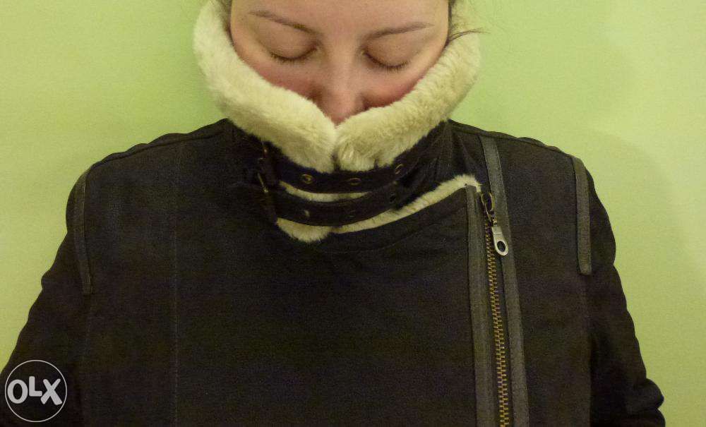 Geaca DAMA Piele Naturala maro din Madrid