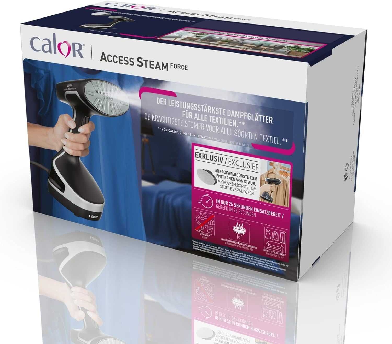 Вертикална ютия Calor Access Steam Force, 2000W, 190ml.