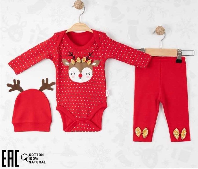 Коледни детски дрешки различни размери