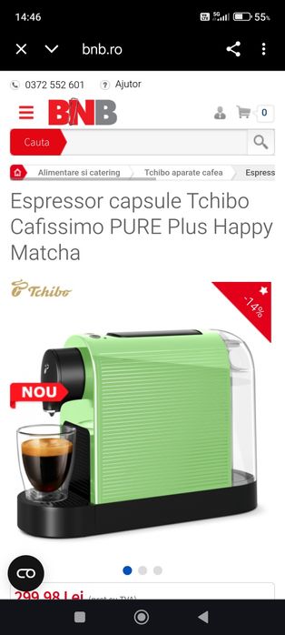Espressor cu capsule TCHIBO
