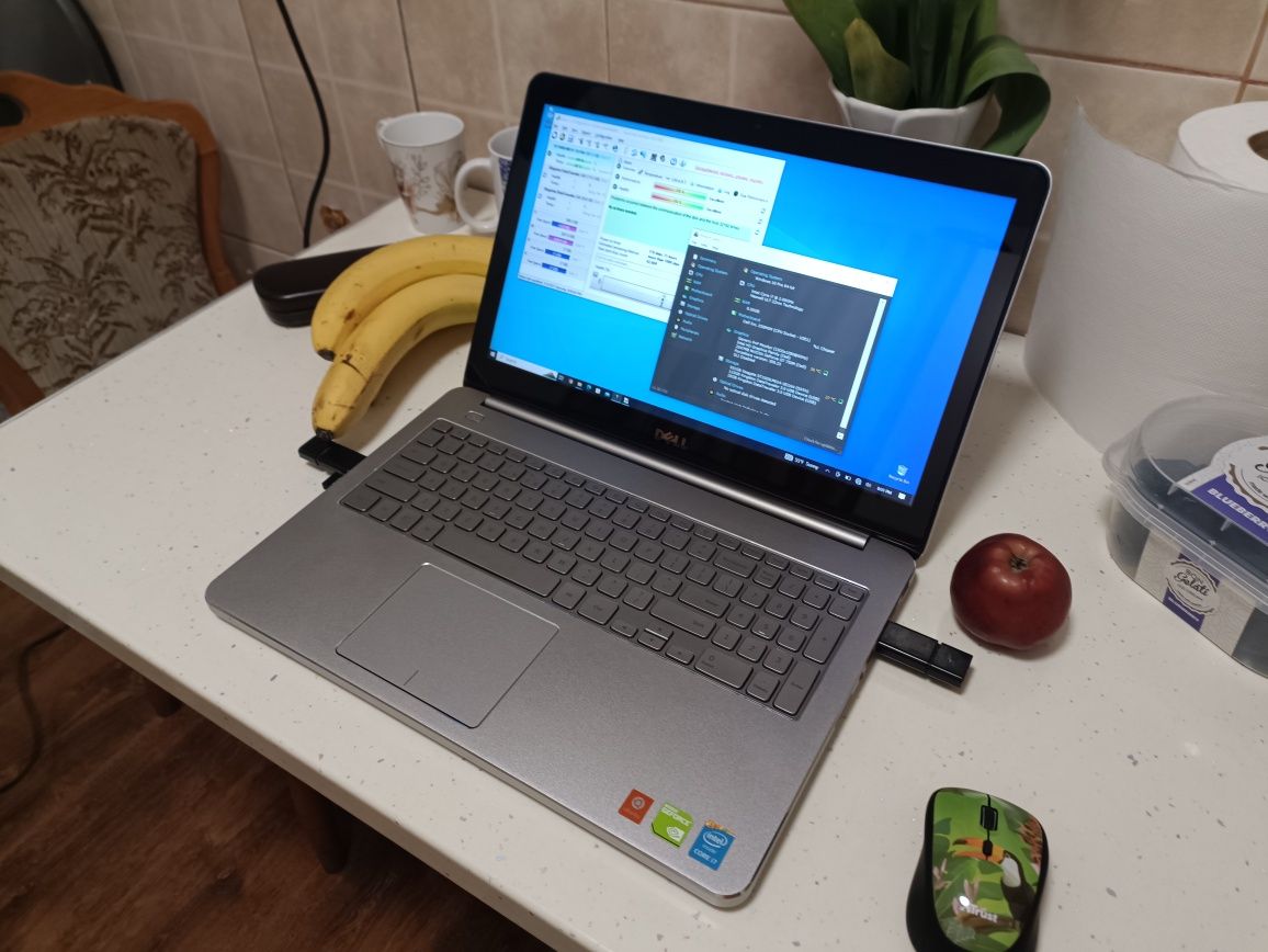 Dell Inspiron 7537,Touch,i7,Full HF,aluminiu, GeForce,1 Tb , excelent