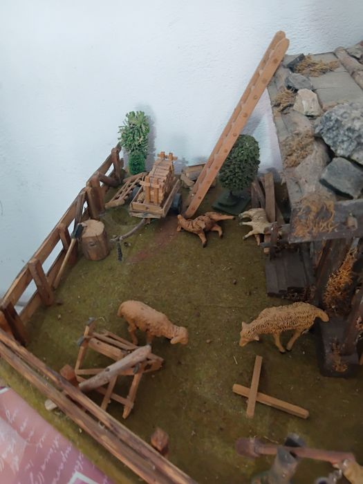 Căsuța lemn ornament Crăciun