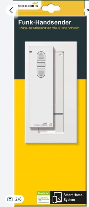 Schellenberg 20015 Transmițător manual radio 1 canal Alb
Descriere
Mai