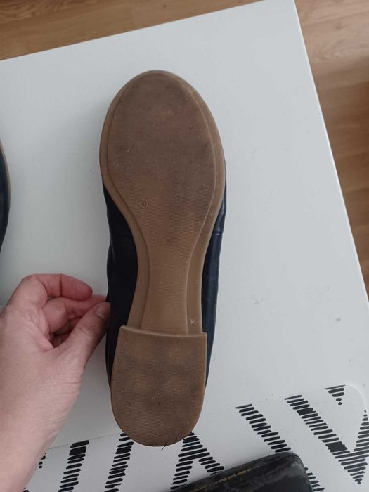 балеринки естествена кожа