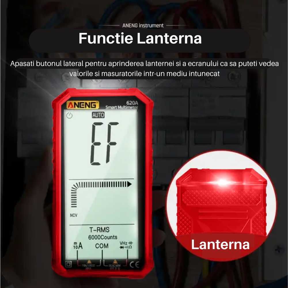 Multimetru digital ANENG 620A, Aparat inteligent de masura