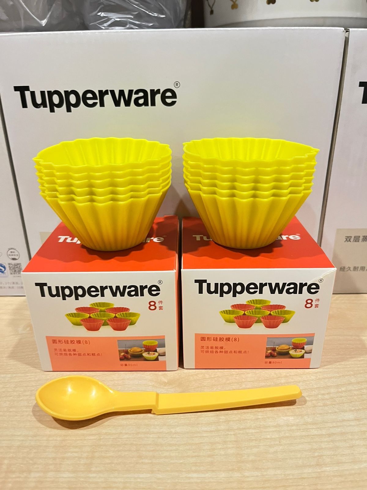 АКЦИЯ! Набор силиконовых формочек для кексов Tupperware.