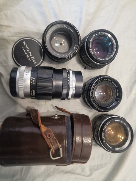 obiective asahi pentax takumar montura m42 si smc
