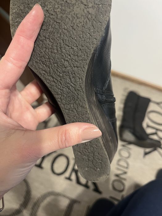 Cizme din piele marimea 38