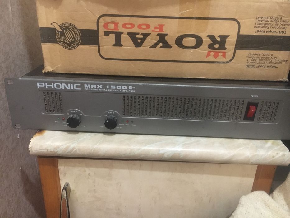 Phonic max 1500 усилитель мощности