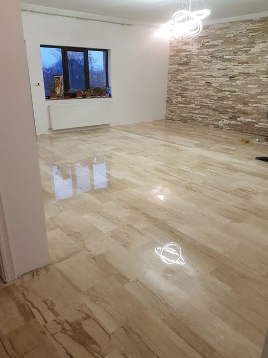 Slefuit si lustruit marmura mozaic travertin si mozaic