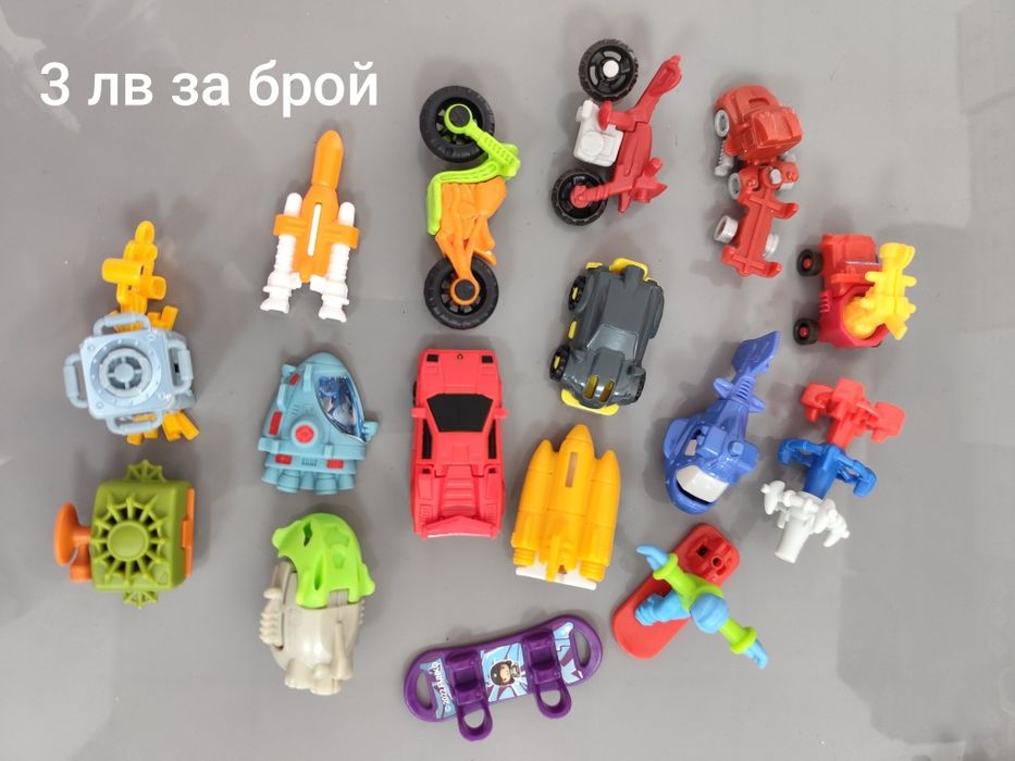 Играчки от шоколадови яйца