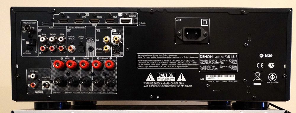 --Receiver (Amplituner) Sony STR-DH520 , Receiver Denon AVR-1312