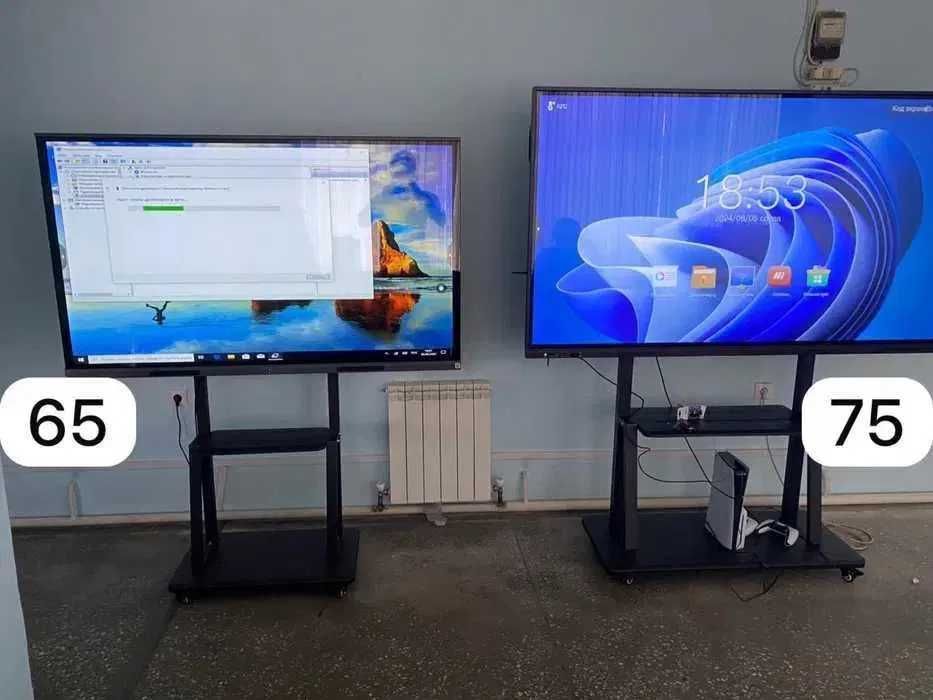 Интерактивных Досок/Панел 4К Android 14 и Windows+Доставка Ташкент