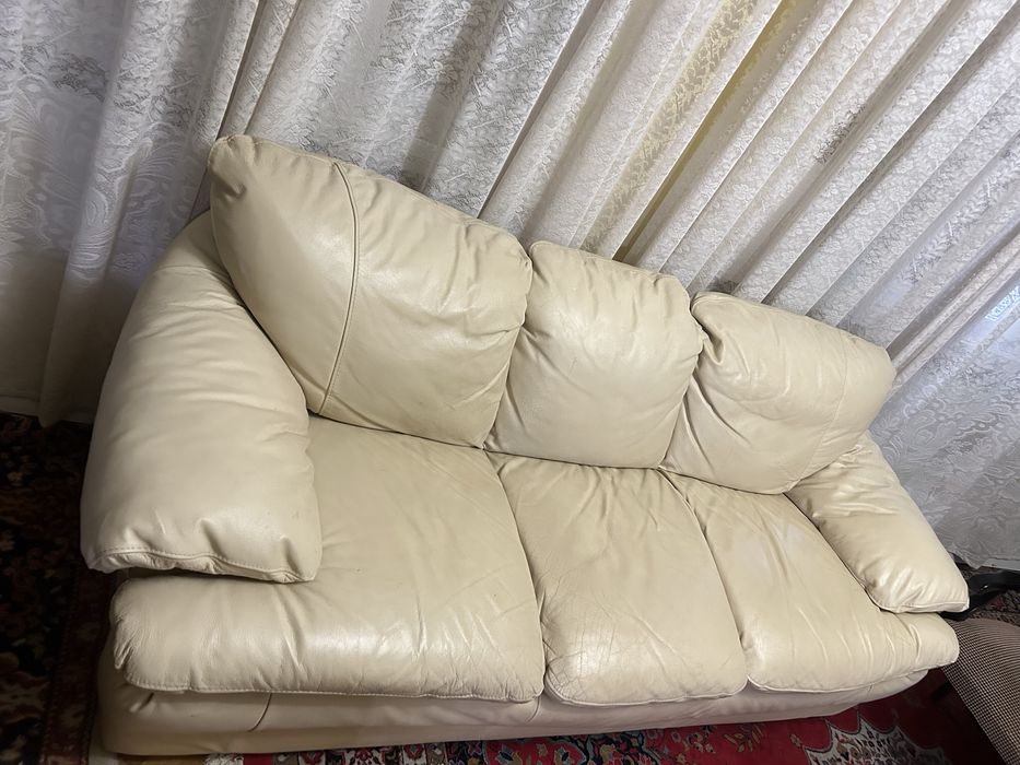 Set canapea piele naturala