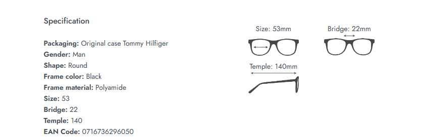 Tommy Hilfiger TJ003/f/S 807-Оригинални мъжки Слънчеви очила, Черни