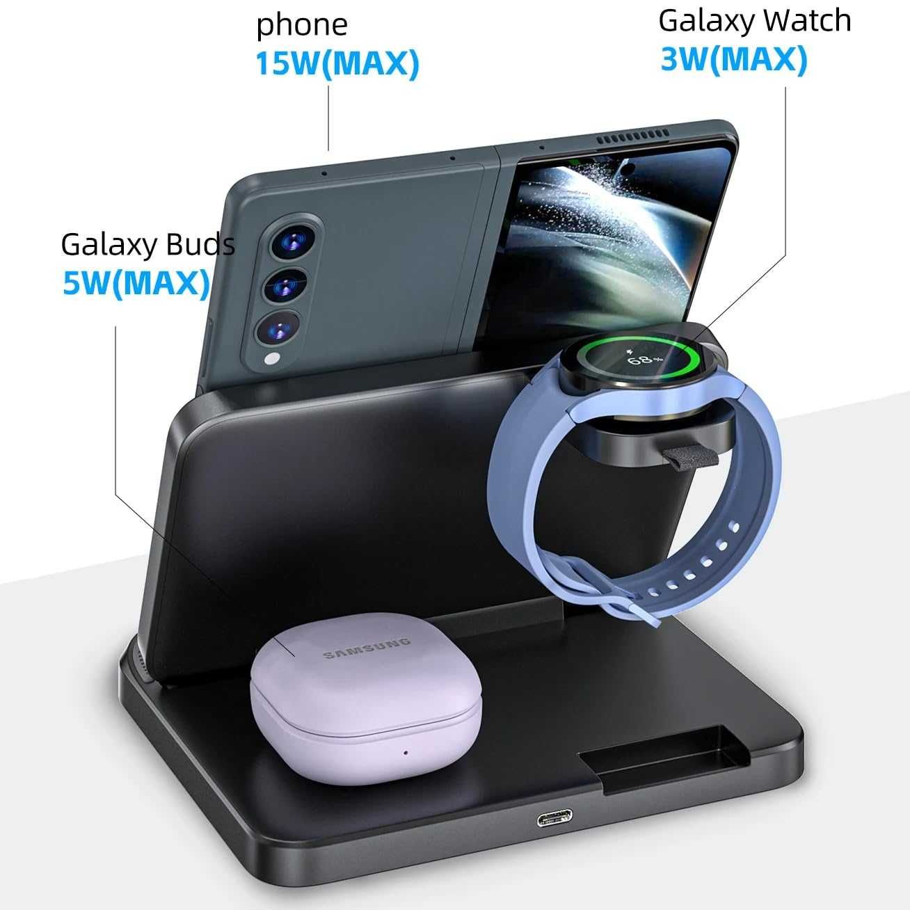 Безжично зарядно устройство Samsung Z Fold 6