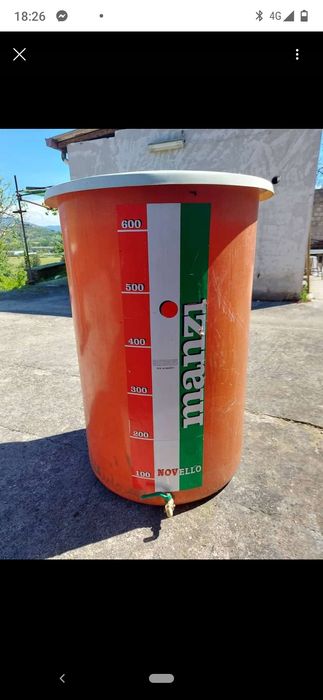 Cada fibra 650 l si bidob inox