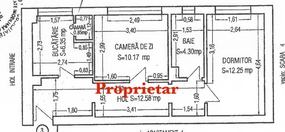 Apartament 2 camere, parter , decomandat, Zona Far-Abator