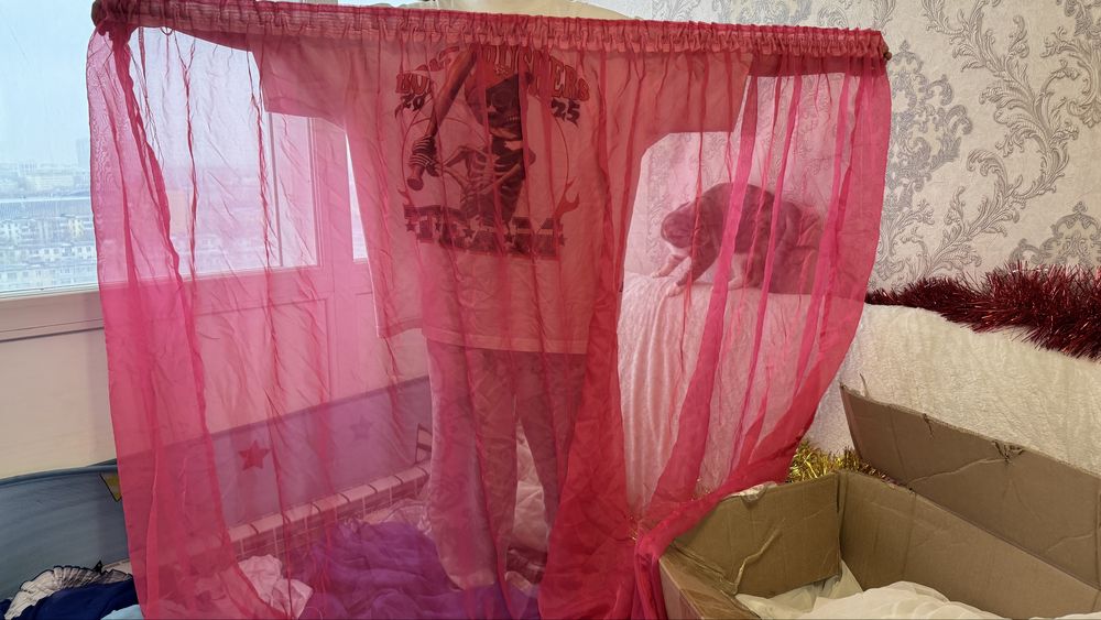 Продам тюль разных цветов готовые