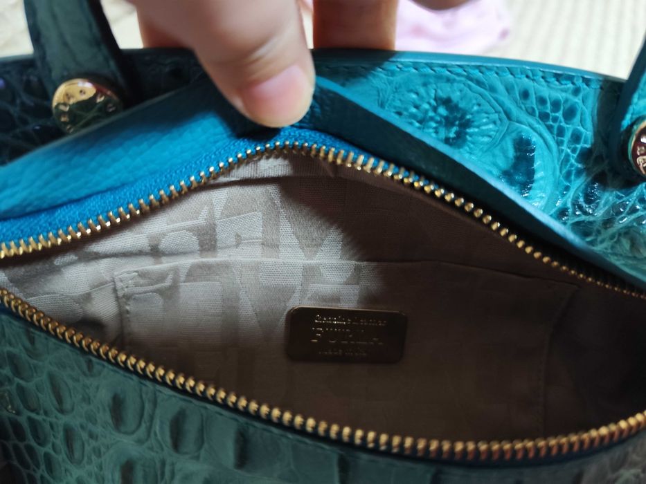 Чанта Furla в зелен цвят