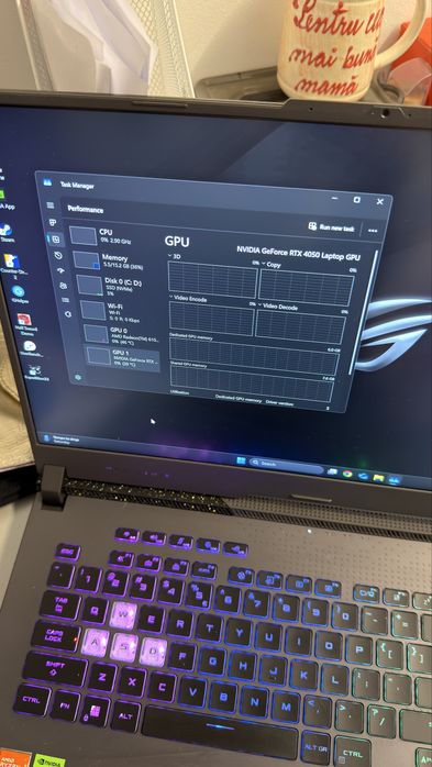 Asus ROG Strix G17 G713PU WQHD 240Hz Ryzen 9 7945HX RTX4050
