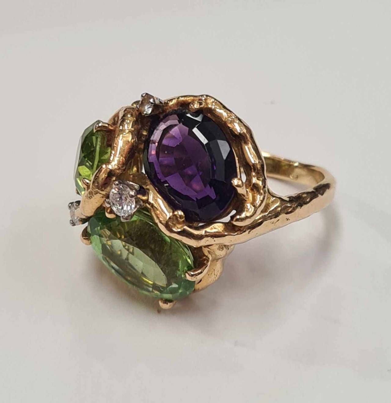 Set din aur galben 18k semnat Julia Plana Design