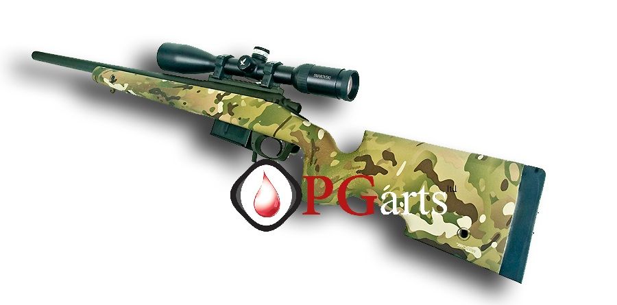 Фолио за хидрографика Camoflage green 100