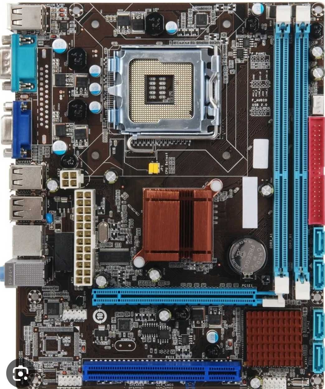 Mat plata protsessor operativka cooler sotiladi g41 intel ddr3