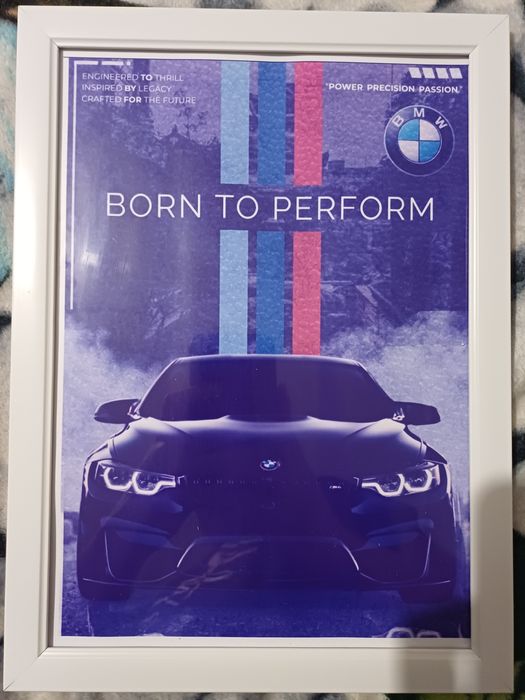 Tablou BMW Born to Perform personalizat