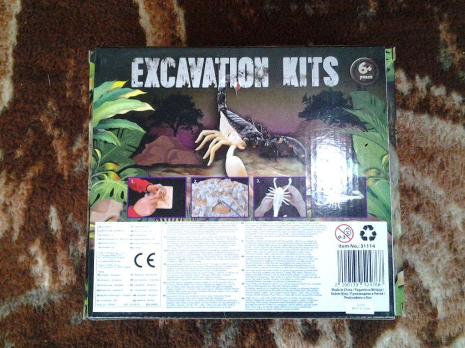 Excavation Kits jucarie copii +6 ani
