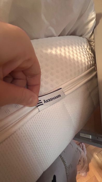 ÅKREHAMN
Saltea din spumă, fermă/alb, 90x200 cm