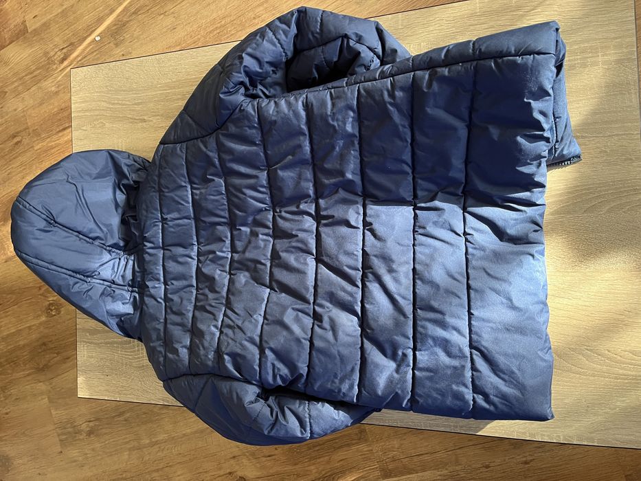 Geaca de iarna, culoare albastra