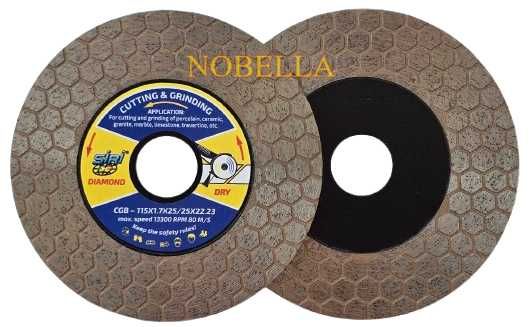 ДИАМАНТЕН ДИСК ЗА ПИЛЕНЕ, ШЛАЙФАНЕ и рязане, на гранитогрес и др.