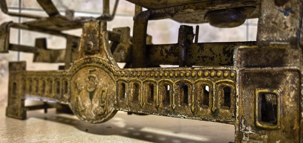 Cântar metalic de epocă 5 kg