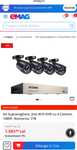 Kit camere Supraveghere, Zosi 8CH DVR cu 4 Camere, 1080P, 1TB