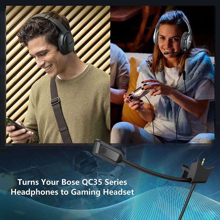 Microfon Gaming de inaltă fidelitate pentru casti Bose QC45 QC35 I/II