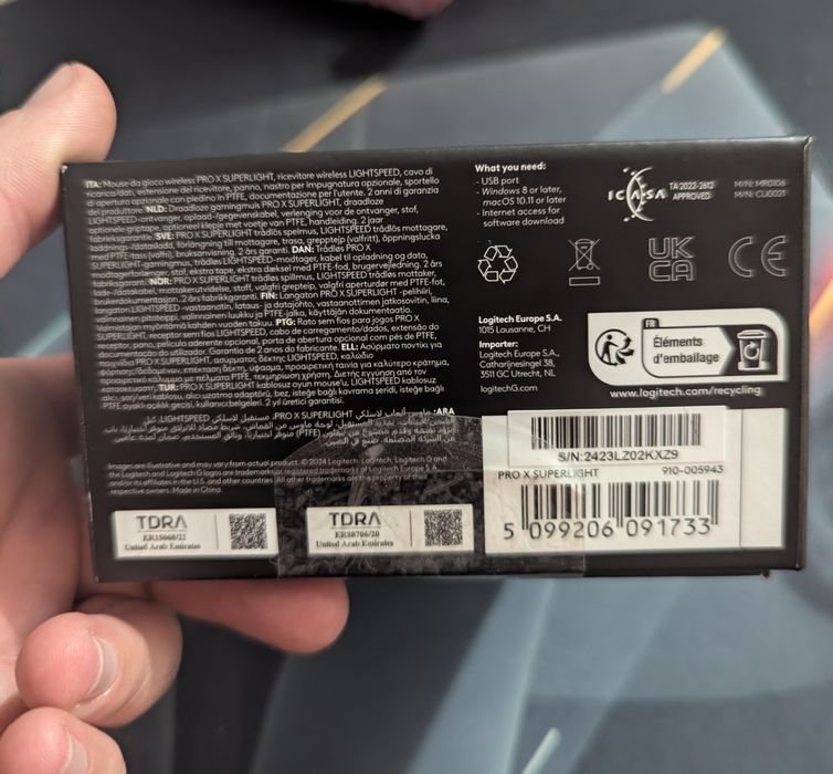 Logitech pro x superlight