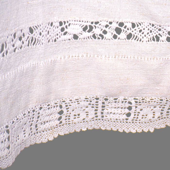 Fusta taraneasca veche lucrata manual, fusta din in si canepa