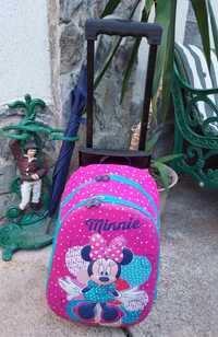 Ghiozdan troler Minnie Mouse 3D, clasele 1-4