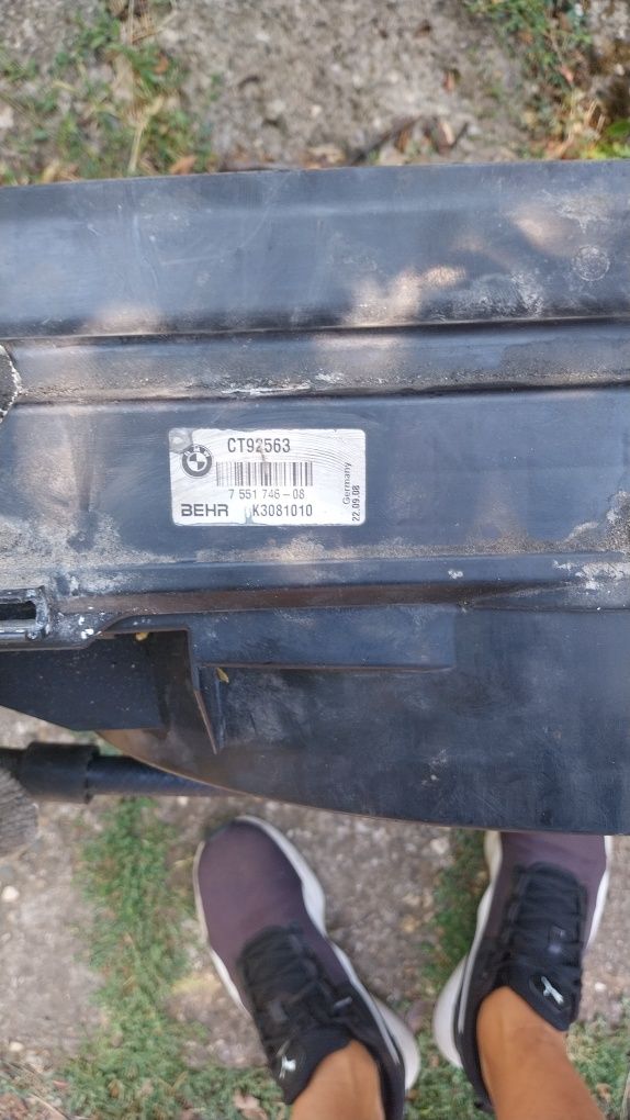 Дифузьор с Перка и КлиматРадиатор за Бмв/Bmw N53 N52 3.0 бензин Е60-61