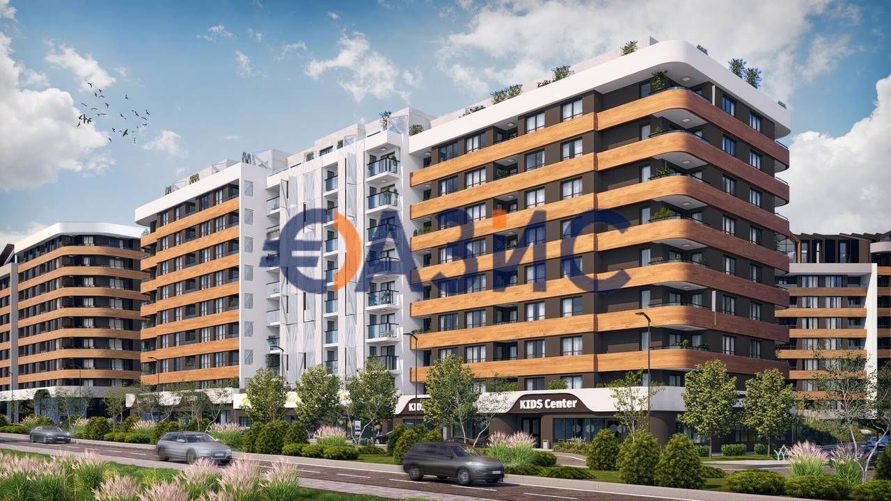 Апартамент с 1 спалня В нов жилищен квартал в Бургас, България, 75,81